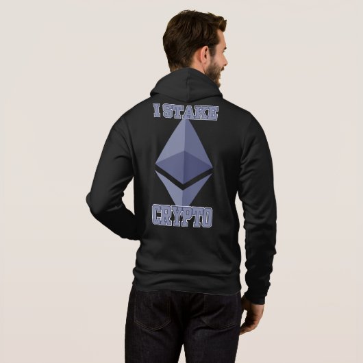 I Stake Crypto Ethereum Validator Legacy Hustle パーカ (裏面フル)