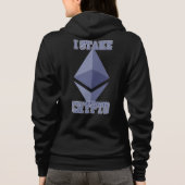 I Stake Crypto Ethereum Validator Legacy Hustle パーカ (裏面)