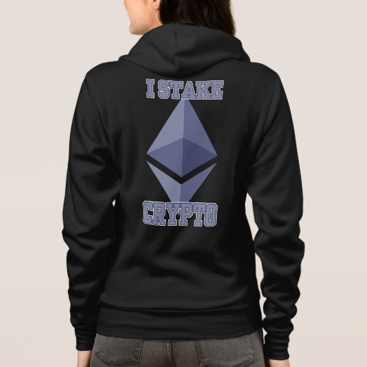I Stake Crypto Ethereum Validator Legacy Hustle パーカ (裏面)