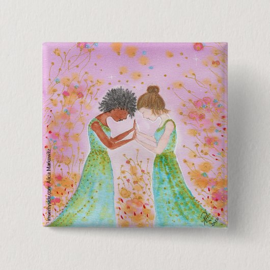 I Stand By You Pin（Iスタンドバイユーピン） 缶バッジ (正面)