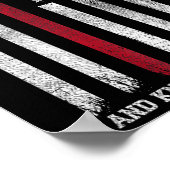 I Stand For The Flag Kneel For The Cross Usa Ameri ポスター (角)