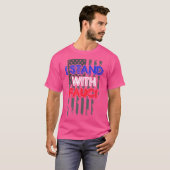 I Stand With Fauci - Immunology Doctor Science Gif Tシャツ (正面フル)