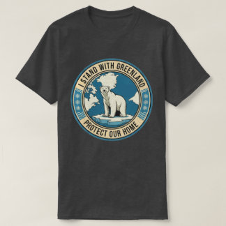 I Stand With Greenland Polar Bear Tシャツ