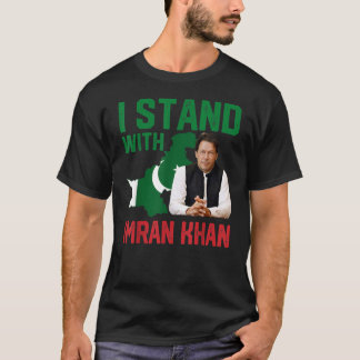 I Stand With Imran Khan PTI Party Pakistan t-shirt Tシャツ