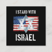 i stand with israel エンクロージャーカード (裏面)