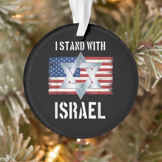 i stand with israel  オーナメント (ツリー)
