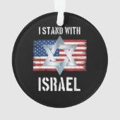 i stand with israel  オーナメント (裏面)