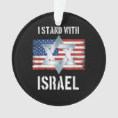 i stand with israel  オーナメント (正面)