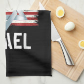 i stand with israel  キッチンタオル (四つ折り)