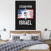 i stand with israel キャンバスプリント (インサイチュ (寝室))