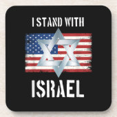 i stand with israel  コースター (正面)
