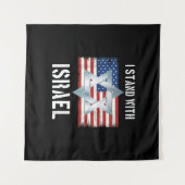 i stand with israel  タペストリー (正面(横))