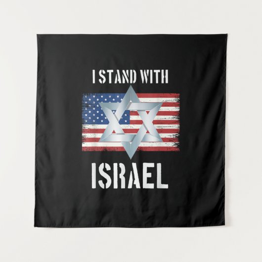 i stand with israel  タペストリー (正面)