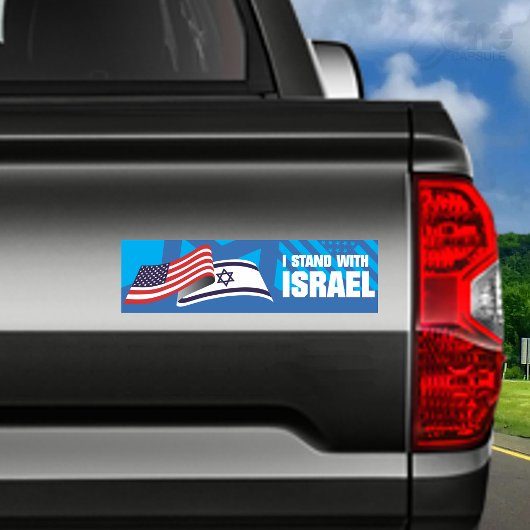 I STAND WITH ISRAEL バンパーステッカー