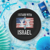 i stand with israel  ペーパープレート (パーティー)