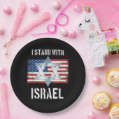 i stand with israel  ペーパープレート (パーティー)