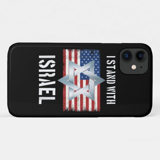 i stand with israel Case-Mate iPhoneケース (裏面(横))