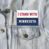 I Stand With Minnesota  缶バッジ (インサイチュ)