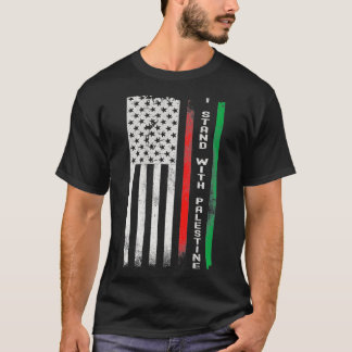 I Stand With Palestine Flag Premium  Tシャツ