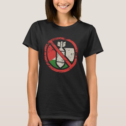 I Stand With Palestine Tシャツ (正面)