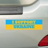 I Stand With Ukraine Bumper Sticker バンパーステッカー (車上)