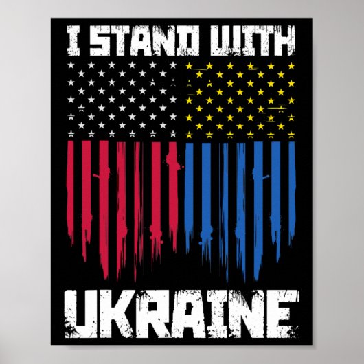 I Stand With Ukraine Ukrainian Pride 2  ポスター (正面)