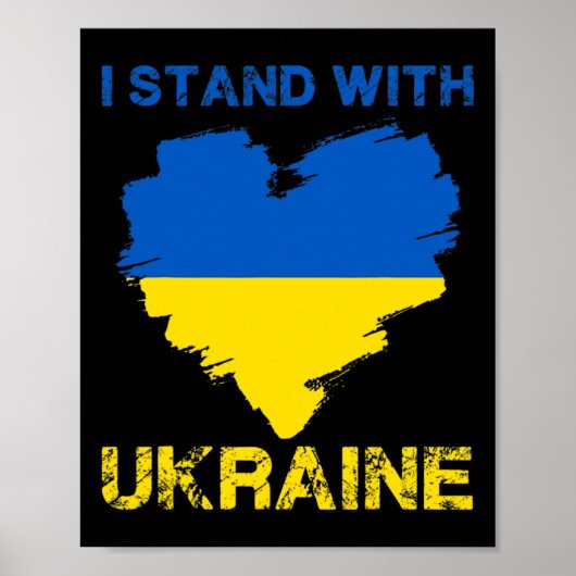 I Stand With Ukraine Ukrainian Pride 5  ポスター (正面)