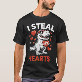 I Steal 67 Hearts バレンタイン・シックスセブンミームT Tシャツ