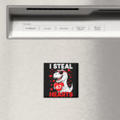 I Steal 67 Hearts Funny 67 Valentine Dinosaur Men  マグネット (インサイチュ (食洗機))