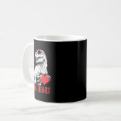 I Steal Heart T-rex Dinosaur Valentine Kids Boys  コーヒーマグカップ (正面左)