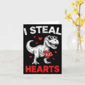 I Steal Hearts 67 Valentine’s Day 67 Meme 6 7 T-re カード (黄色い花)