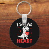 I Steal Hearts 67 Valentines For Boys Girls Kids W キーホルダー (正面)
