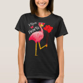 I Steal Hearts Funny Flamingo Lover Valentine's Da Tシャツ (正面)
