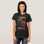 I Steal Hearts Monster Truck Valentines Day Tシャツ (正面フル)