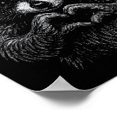 I Steal Hearts Raccoon Valentines Racoon Meme Grap ポスター (角)