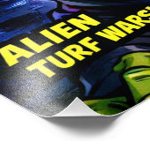 I Street Love – Urban Alien Comic Cover Art フォトプリント (角)