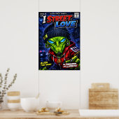 I Street Love – Urban Alien Comic Cover Art ポスター (キッチン)