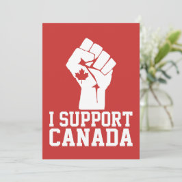 I Support Canada – カナダ誇りを持った語 招待状