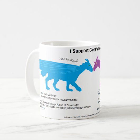 I Support Cera's Goal Mug コーヒーマグカップ (正面左)