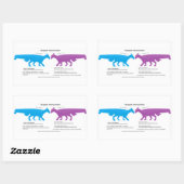 I Support Cera's Goal Sticker 長方形シール (シート)