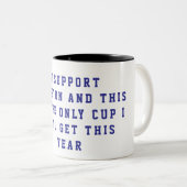I Support Everton Mug ツートーンマグカップ (正面右)