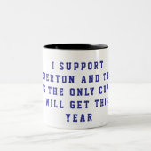 I Support Everton Mug ツートーンマグカップ (中央)