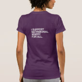 I SUPPORT MATRIMONIAL MISERY -.png Tシャツ (裏面)