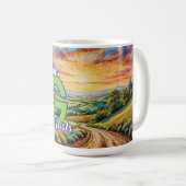 I Support the Topeka Art guild コーヒーマグカップ (正面右)