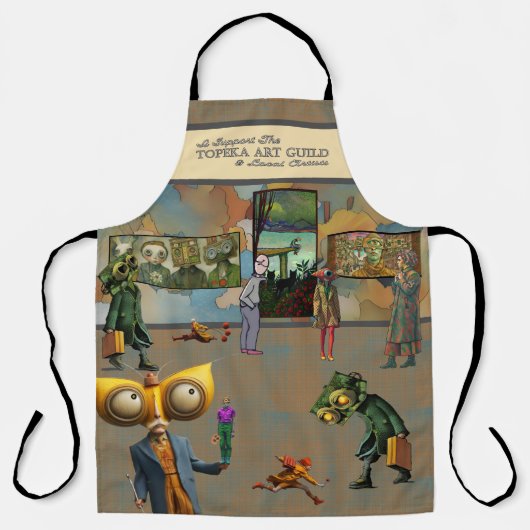 I support the Topeka Art Guild Apron エプロン (正面)