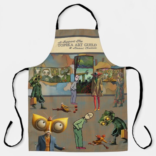 I support the Topeka Art Guild Apron エプロン (正面)
