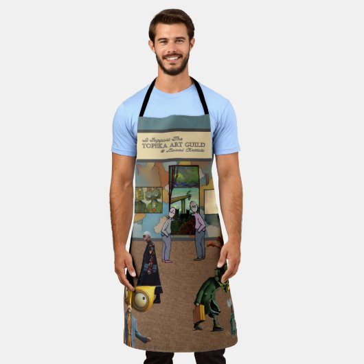 I support the Topeka Art Guild Apron エプロン (着用した状態)