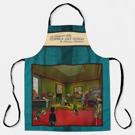I support the Topeka Art Guild Apron エプロン (正面)