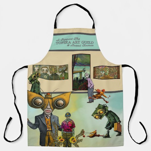 I support the Topeka Art Guild Apron エプロン (正面)