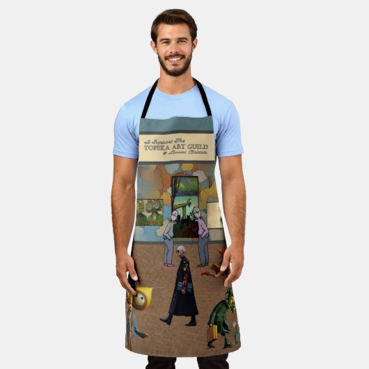 I support the Topeka Art Guild Apron エプロン (着用した状態)